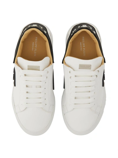 Shop Philipp Plein Hexagon Lo-top Sneaker In White