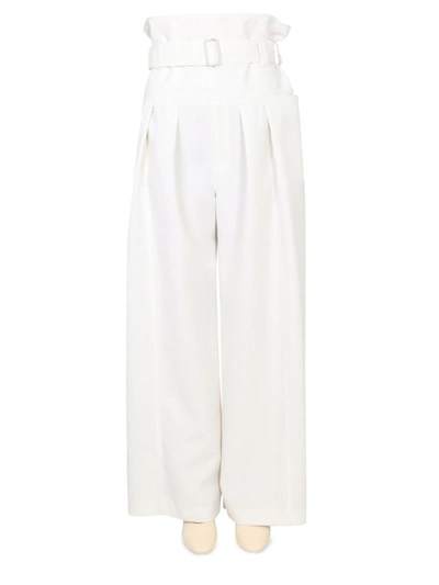 Shop Philosophy Di Lorenzo Serafini Oversize Pants In White