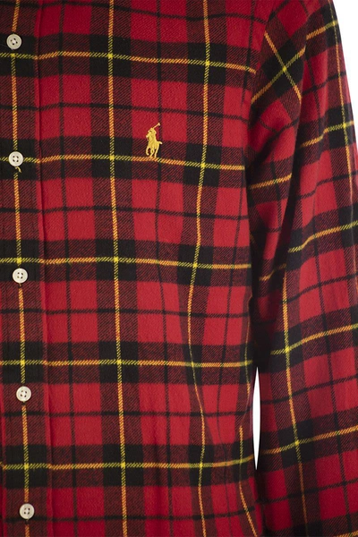 Shop Polo Ralph Lauren Chinese New Year Plaid Shirt In Red