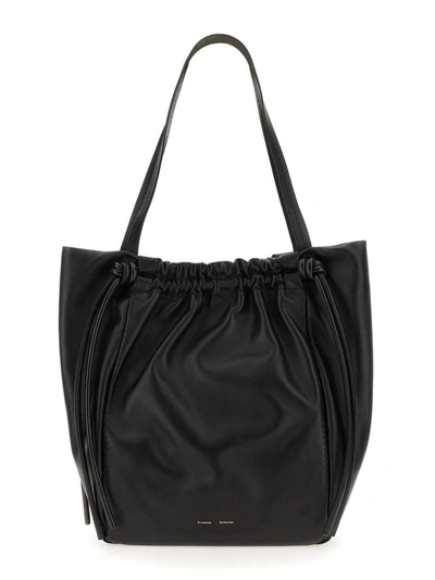 Shop Proenza Schouler "drawstring" Bag In Black