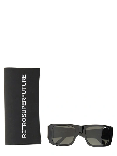Shop Retrosuperfuture Honored Sunglasses Unisex In Black