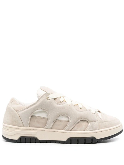 Shop Santha Sneakers Model 1 Shoes In Nude & Neutrals