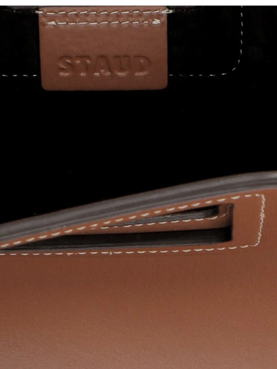 Shop Staud 'shirley' Shopping Bag In Brown