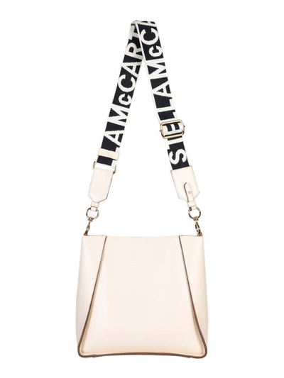 Shop Stella Mccartney Shoulder Bag With Logo In White