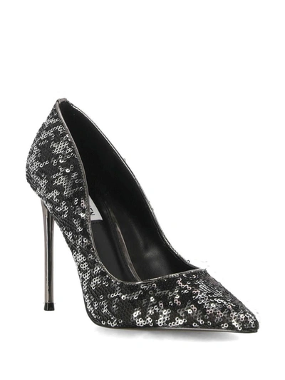 Shop Steve Madden With Heel In Pewter Seq