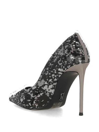 Shop Steve Madden With Heel In Pewter Seq