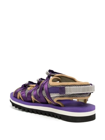 Shop Suicoke Zip-ab In Viola