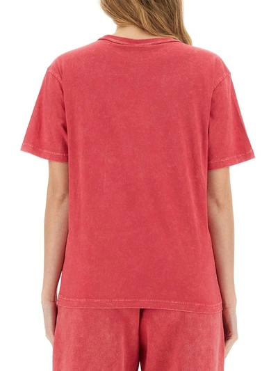 Shop Alexander Wang T T By -shirt With Logo In Pink