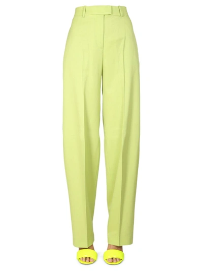 Shop Attico The  Pants "jagger" In Green