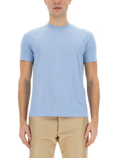 Shop Tom Ford Basic T-shirt In Azure