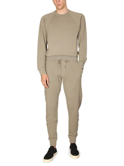 Shop Tom Ford Jogging Pants In Military Green
