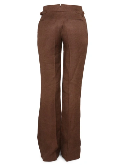 Shop Tom Ford Pants "flare" In Brown