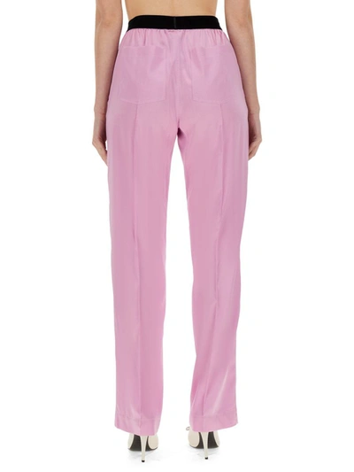 Shop Tom Ford Pants With Logo In Pink