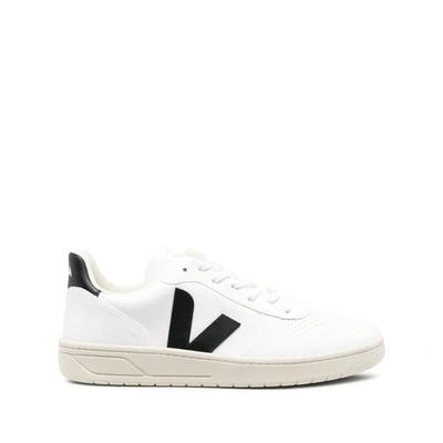Shop Veja Sneakers In White/black