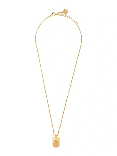 Shop Versace "jellyfish" Necklace In Gold