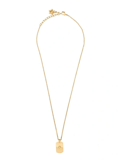 Shop Versace "jellyfish" Necklace In Gold