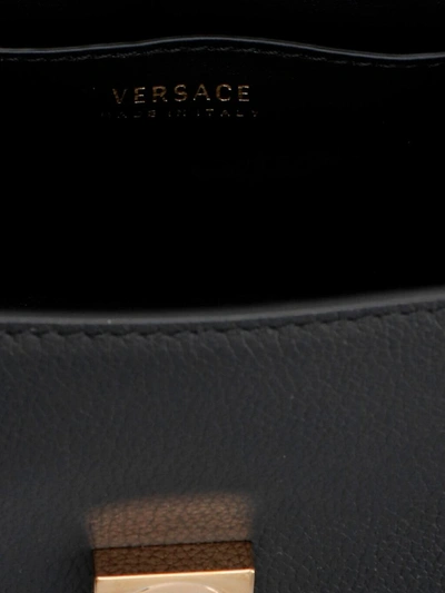 Shop Versace 'medusa' Handbag In Black