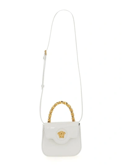 Shop Versace Mini "the Jellyfish" Bag In White