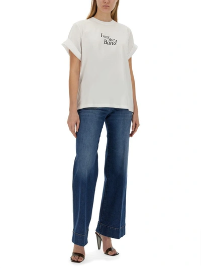 Shop Victoria Beckham "i Was The Band" T-shirt In White