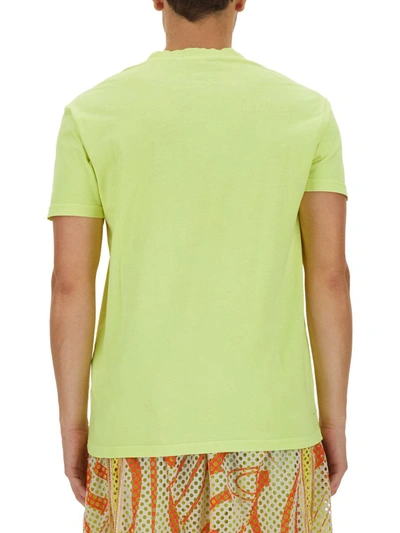 Shop Vivienne Westwood T-shirt With Orb Embroidery Unisex In Yellow
