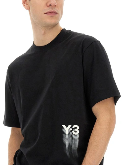 Shop Y-3 Adidas T-shirt With Logo In Black