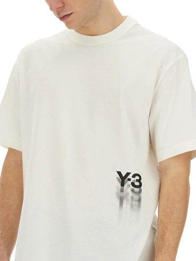 Shop Y-3 T-shirt With Logo In White