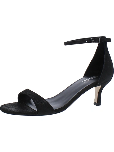 Shop Vaneli Moor Womens Leather Ankle Strap Heels In Multi