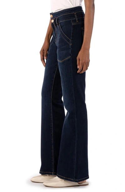 Shop Kut From The Kloth Stella Fab Ab High Waist Flare Jeans In Familiarize