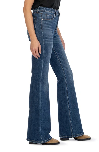 Shop Kut From The Kloth Ana Fab Ab High Waist Super Flare Jeans In Ennobled