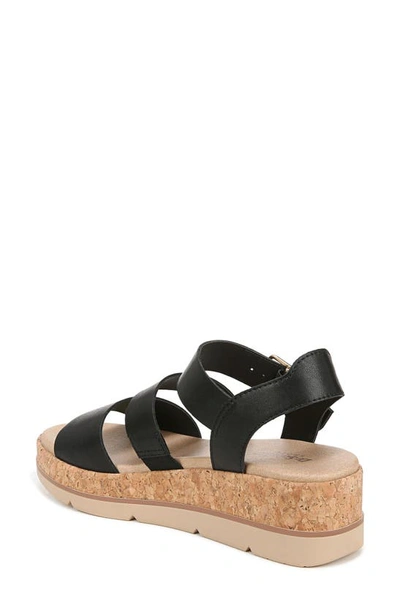 Dr. Scholl's Once Twice Platform Sandal In Black