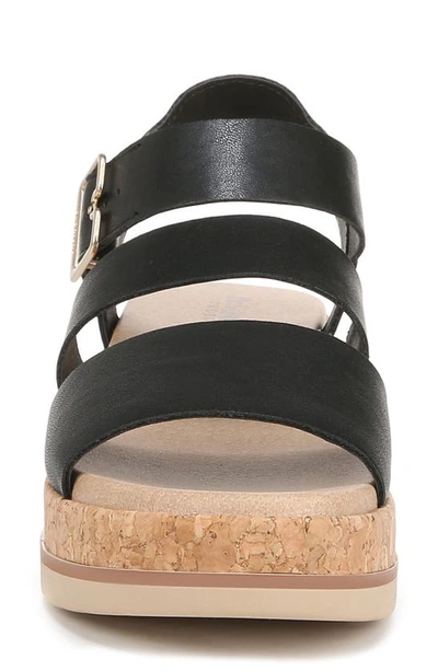 Dr. Scholl's Once Twice Platform Sandal In Black