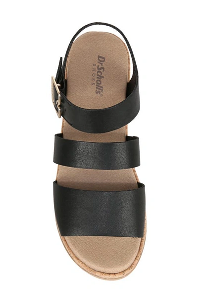 Dr. Scholl's Once Twice Platform Sandal In Black