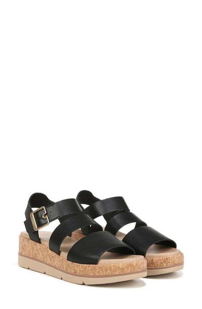 Dr. Scholl's Once Twice Platform Sandal In Black