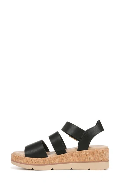Dr. Scholl's Once Twice Platform Sandal In Black