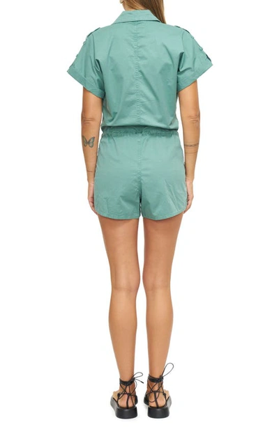 Shop Pistola Meg Zip Romper In Clover