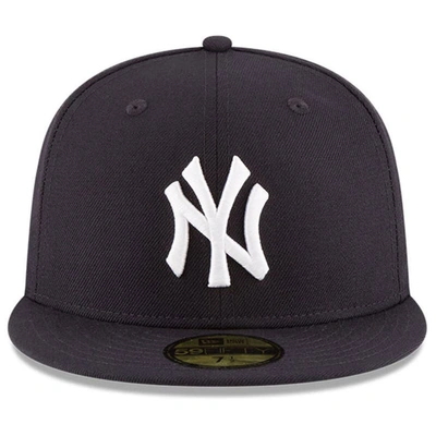 Shop New Era Navy New York Yankees 1998 World Series Wool 59fifty Fitted Hat