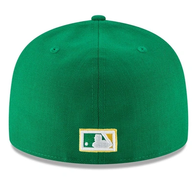 Shop New Era Green Oakland Athletics Cooperstown Collection Wool 59fifty Fitted Hat