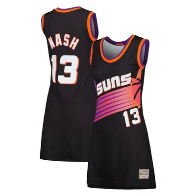 Shop Mitchell & Ness Steve Nash Black Phoenix Suns 1996 Hardwood Classics Name & Number Player Jersey Dre