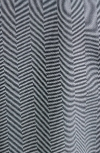 Shop Coperni Twisted Cutout Herringbone Blazer In Black/ Grey
