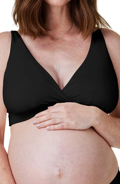 Bravado Designs Ballet Everyday Maternity/nursing Bralette In Black