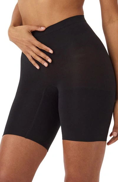 Spanxr Power Shorts In Very Black