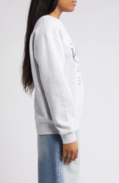 Shop Bdg Urban Outfitters Origins Fleece Graphic Sweatshirt In Grey Marl