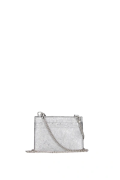 Shop Versace Coin Purses Leather Silver