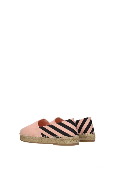 Shop Off-white Espadrilles Fabric Pink