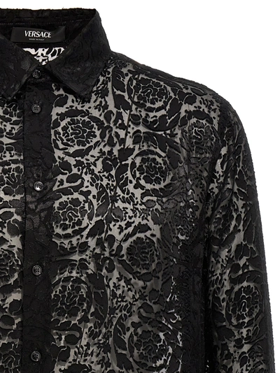 Shop Versace Evening Shirt, Blouse Black