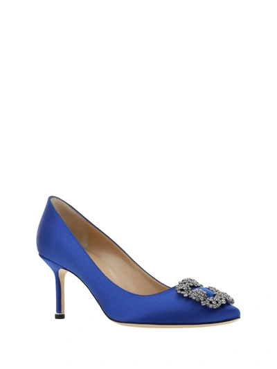 Shop Manolo Blahnik Hangisi Pumps