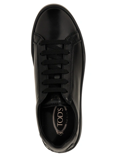 Shop Tod's Leather Sneakers Multicolor