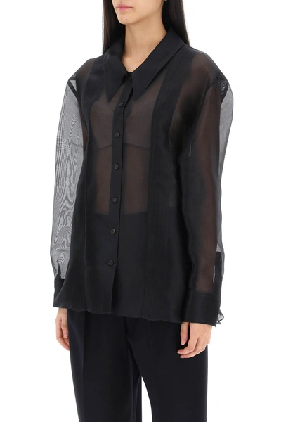 Shop Khaite Nori Shirt In Silk Organza