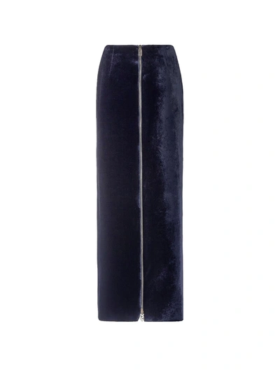 Shop Fendi Velvet Skirt
