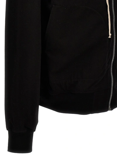Shop Rick Owens Windbreaker Sweatshirt Black